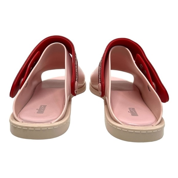 Melissa Twist Pink Jelly Slingback Scented PVC Casual Flat Sandals Women 8 - Picture 7 of 14